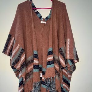 Easel Aztec Sweater Kimono